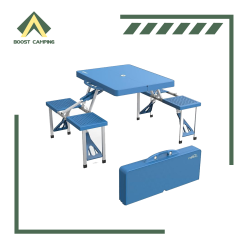 Bàn cắm trại tích hợp ghế ngồi 4 người Vingli