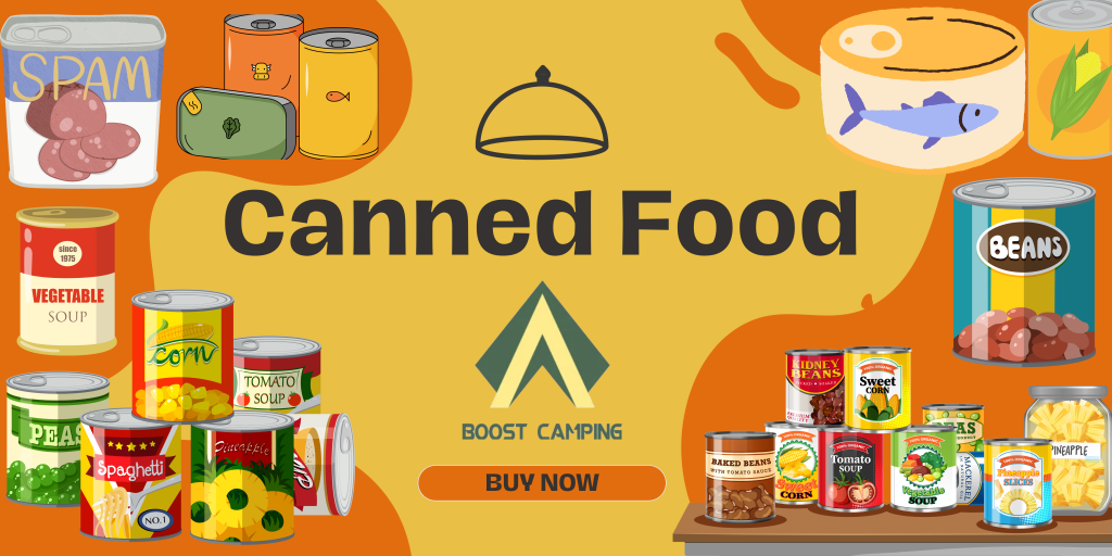 đồ ăn đóng hộp boost camping